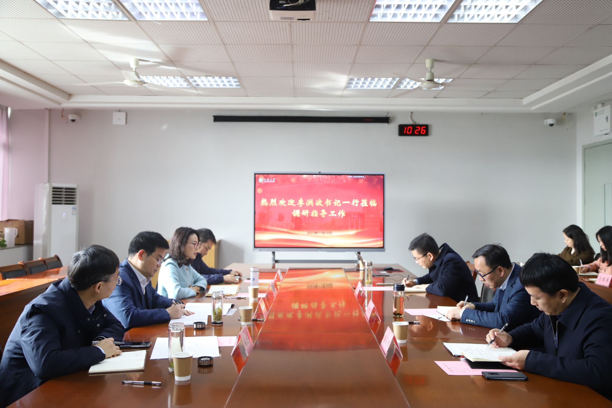 李洪波專題調研研究生院